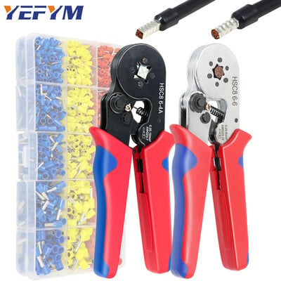 Επισκευή ηλεκτρικού κυκλώματος Electrical Crimper Plier for Wire End Tube Crimping Tool HSC8 6-4/6-6