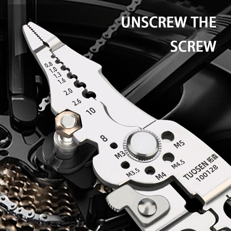 Rezač kabela za stezanje, podesivi automatski alat za skidanje žice, višenamjenski alat za skidanje izolacije, kliješta za stezanje, ručni alat