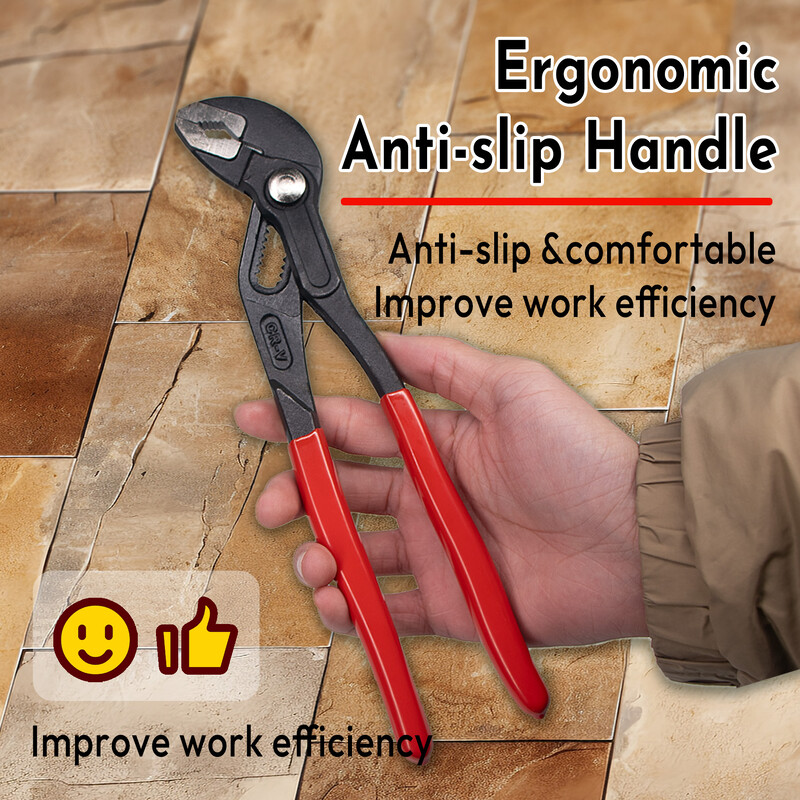 Clește pentru pompă de apă 7/10/12 în Clește universal multifuncțional pentru instalații sanitare Clește ajustabil pentru țevi deschise Instrument de întreținere a casei