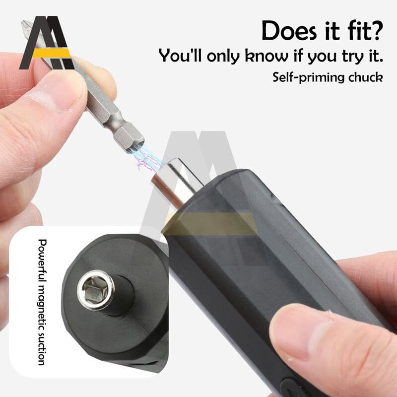 Mini șurubelniță electrică fără fir Unelte electrice Set de șurubelnițe cu cuplu mare Șurubelniță electrică multifuncțională reîncărcabilă