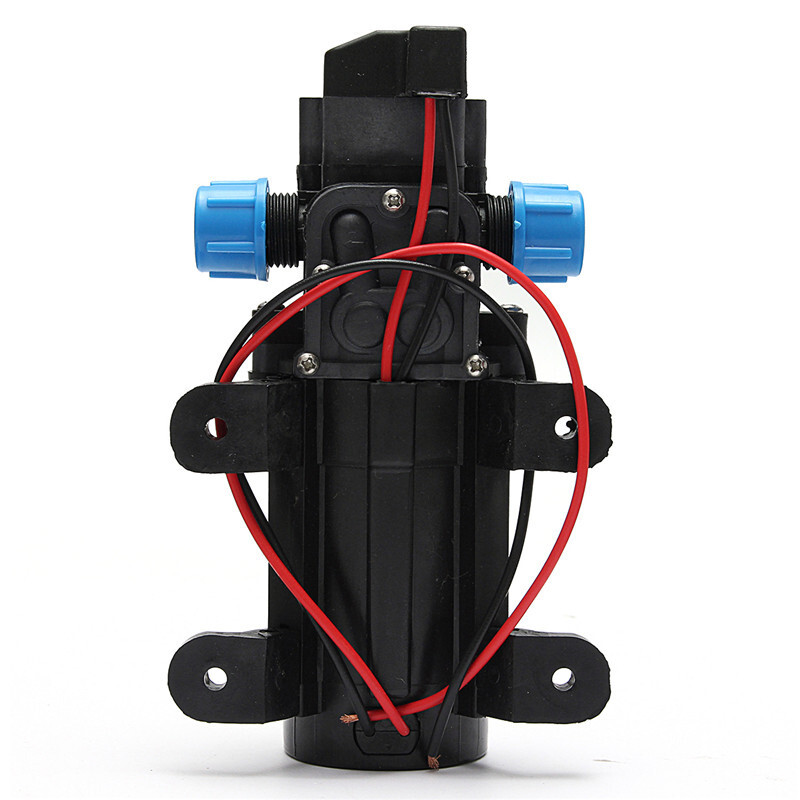 DC 12V 60W 120PSI 5L/MIN Poljoprivredna električna pumpa za vodu Crna mikro visokotlačna membranska raspršivač vode Autopraonica 12 V
