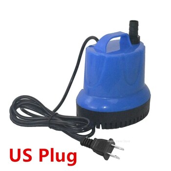 EU Plug US Plug Fish Tank Потопяеми помпи 3 в 1 Водна помпа 220v 110V Аквариум Фонтан Алпинеум Помпа за дънно засмукване на аквариум