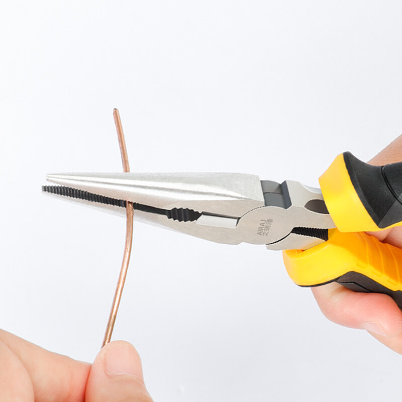 AIRAJ 6/8 inčna kliješta za žicu, oštra kliješta za skidanje izolacije s velikim otvorom, industrijski višenamjenski hardverski ručni alati