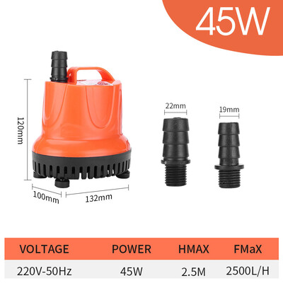 30/45/60/85/110 W 220V donja usisna pumpa za vodu za vrtni akvarij Tiha potopljena pumpa Višenamjenske male usisne pumpe