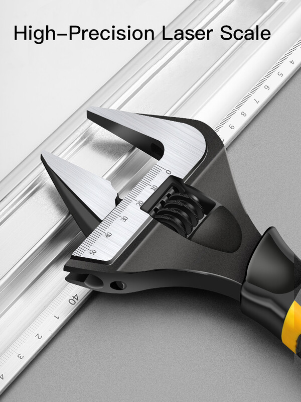 AIRAJ cheie reglabilă din oțel inoxidabil cheie universală cheie pentru baie uz casnic, deschis mare, instrument de reparare a instalațiilor sanitare de înaltă calitate