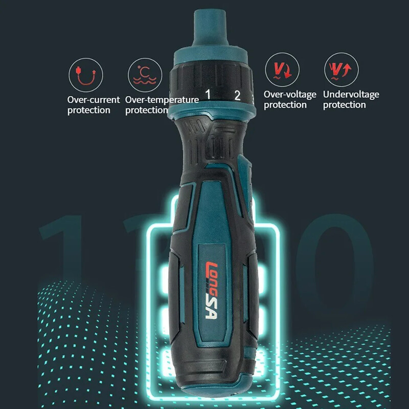 3,6 V 1300 mAh reketinis atsuktuvas su dideliu sukimo momentu, rankinis elektrinis atsuktuvas tiesia rankena Mini elektrinis grąžtas rankiniai įrankiai