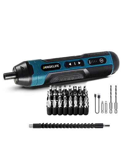 Juhtmeta elektriline kruvikeeraja, laetav, 1300 mAh liitiumaku, minitrell, 3,6 V elektritööriistade komplekt, majapidamishooldus