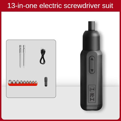 Mini juhtmeta elektriline kruvikeeraja 2/10 N.m pöördemomendiga C-tüüpi taaslaetav jõutrellikomplekt 3,6 V majapidamises kasutatavad lahtivõtmise remonditööriistad