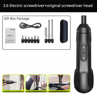 Οικιακό ηλεκτρικό κατσαβίδι Επαναφορτιζόμενο Μικρό πλήρως αυτόματο ηλεκτρικό κατσαβίδι Mini screwdriver tool