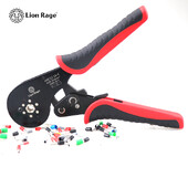 Alat za stezanje ferula HSC12 16-6 Mini kliješta za cjevaste terminale za velike terminale Električne stezaljke 0,08-16 mm²/30-5AWG