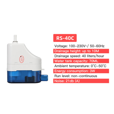 220V 24L/H 40L/H Automatska ultratiha pumpa za kondenzat RS-24C/40C Pumpe za podizanje kondenzata 1-3P Odvod klima uređaja na kuki