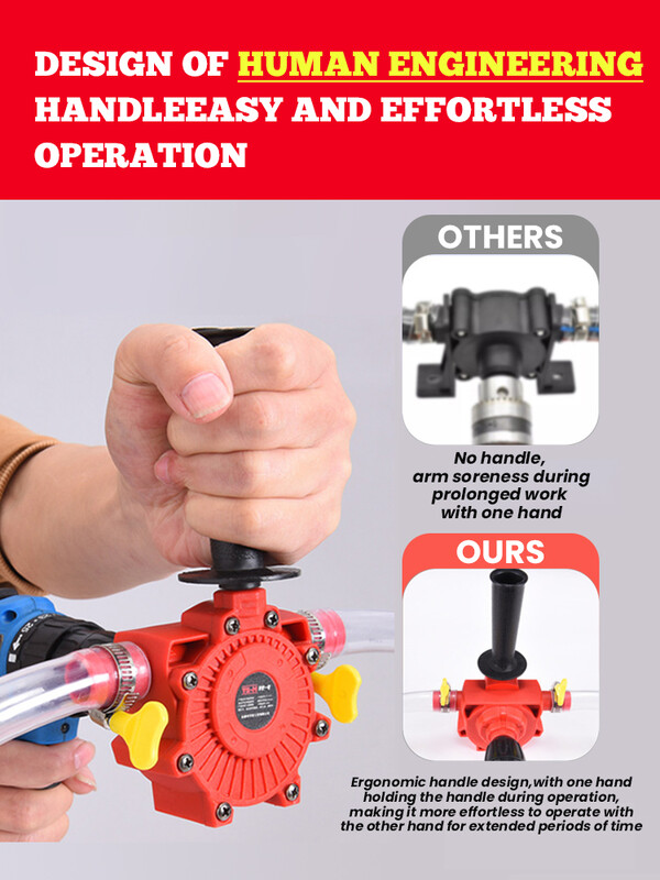 Električna bušilica Pogonska pumpa Samousisne prijenosne pumpe Uljna tekućina Pumpa za vodu Prijenosna okrugla drška Prijenosna pumpa za jednostavnu instalaciju