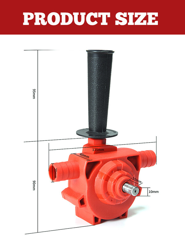 Električna bušilica Pogonska pumpa Samousisne prijenosne pumpe Uljna tekućina Pumpa za vodu Prijenosna okrugla drška Prijenosna pumpa za jednostavnu instalaciju