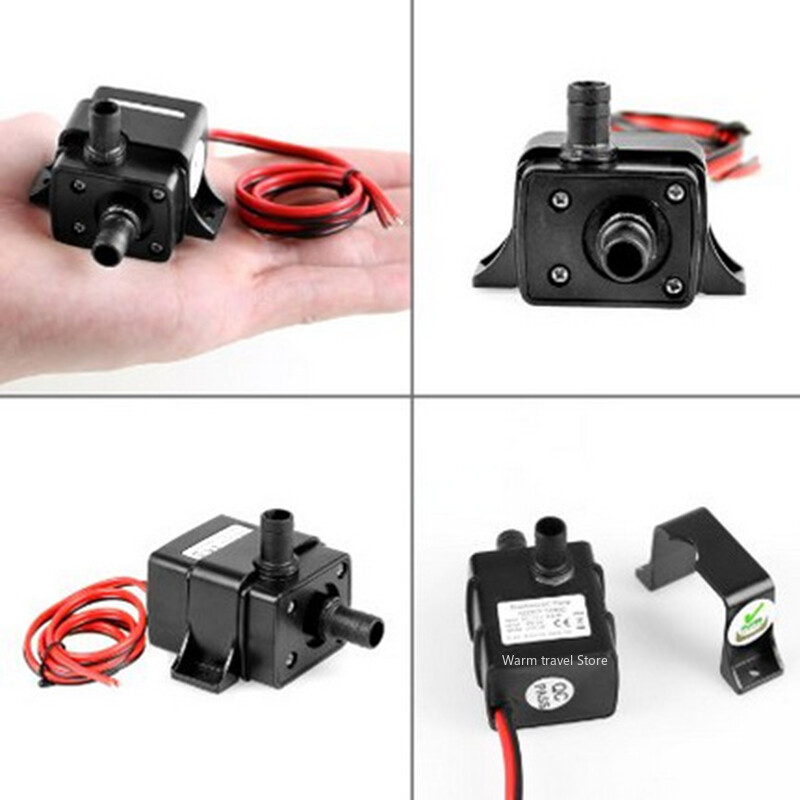 12 V 4,8 W 240 L / H Vodootporna mini pumpa za vodu Snažna bez četkica DC mikro pumpe Membranske potopljene fontane Pumpe za akvarij