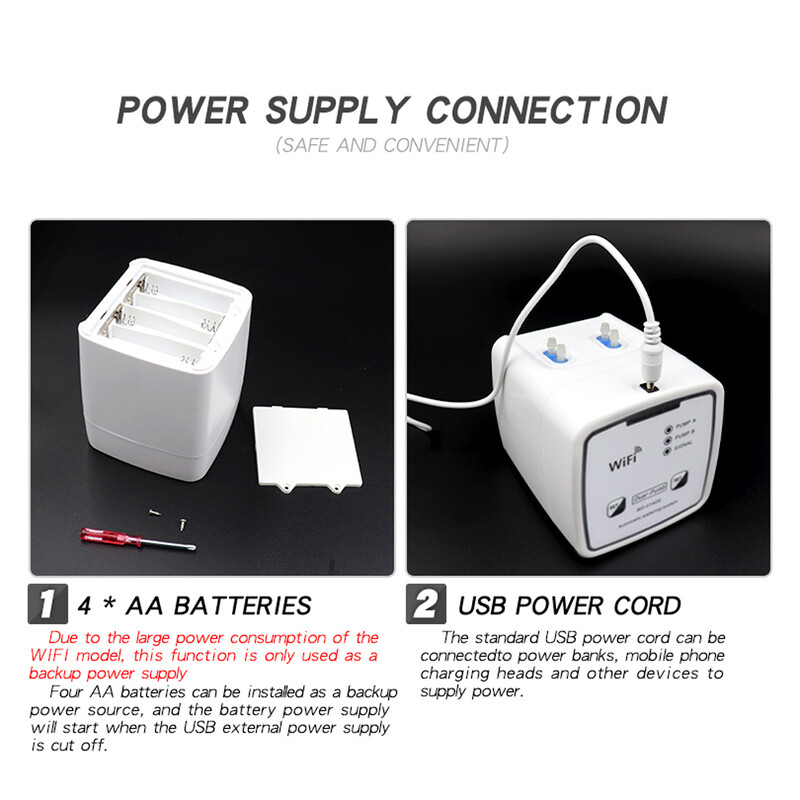 WIFI Inteligentni uređaj za navodnjavanje Dvostruka pumpa Vremenski automatski sustav za navodnjavanje kapanjem Daljinski upravljač APP za vrtnu terasu