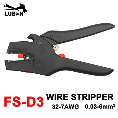 1 tk FS-D4 traadi eemaldaja tööriista eemaldamise tangid automaatsed 0,08-10 mm 32-7AWG lõikurikaabel FS-D3 mitme tööriistaga reguleeritav 0,03-6 mm2
