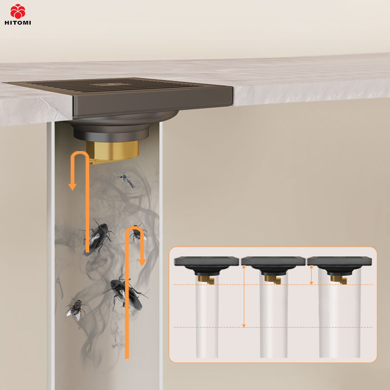 Kupaonski odvodni pribor sav bakreni podni odvod sifon za tuš odvodna cijev WC kanalizacija perilica rublja balkonska rešetka odvodna uvala