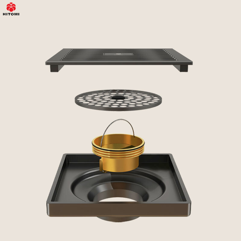 Kupaonski odvodni pribor sav bakreni podni odvod sifon za tuš odvodna cijev WC kanalizacija perilica rublja balkonska rešetka odvodna uvala