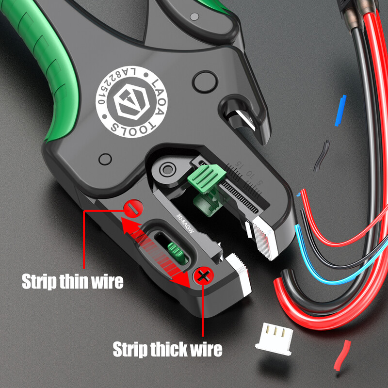 LAOA multifunktsionaalsed kiired täisautomaatsed traadi eemaldamise tangid Kaablilõikamistangid Reguleeritavad elektritangid