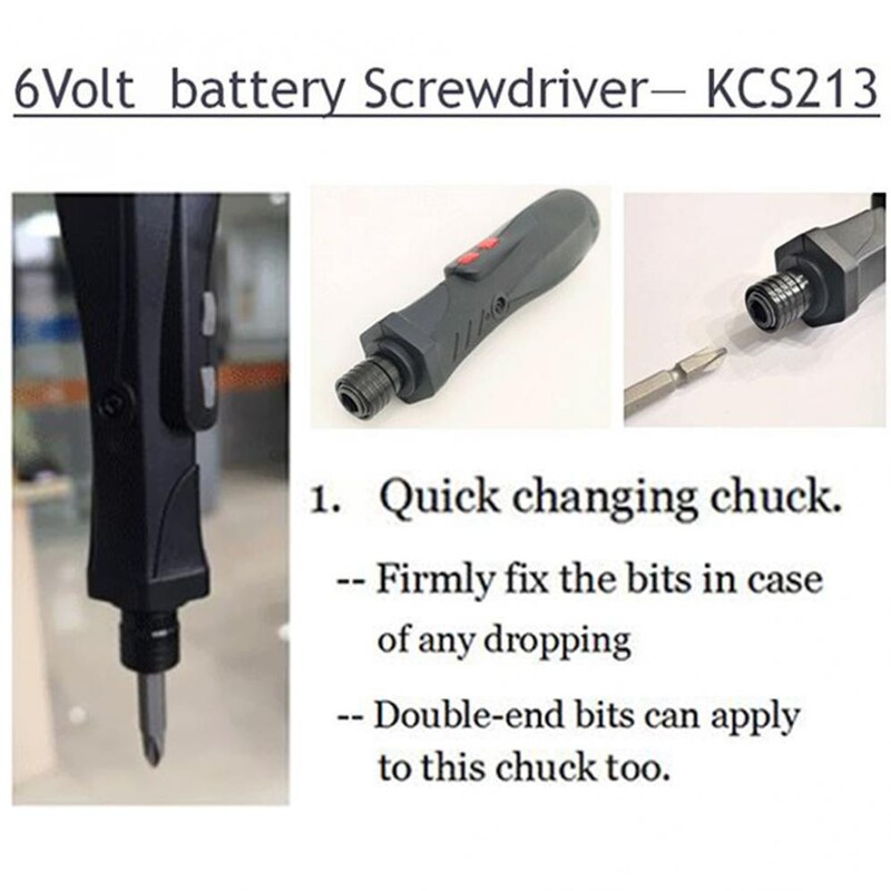 Täpne mini elektriline akukruvikeeraja, akuga töötav kruvikeerajaga puur Kodumajapidamises kasutatavate remonditööriistade kahesuunaline lüliti