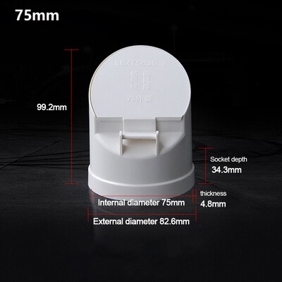 50-160 mm PVC odvodna cijev Podni odvodi Kanalizacijska cijev Veliki pomak Poklopac protiv mirisa i štakora Septička jama Ventil vanjske cijevi