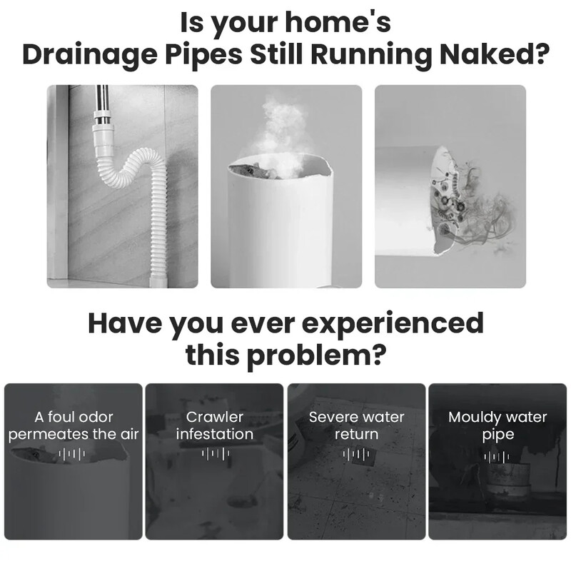 50-160 mm Drenažna cijev Podni odvodi Višenamjenski bijeli čep za cjedilo PVC Čep kišne cijevi protiv neugodnih mirisa Vodovodna cijev Kanalizacijski filter za kosu