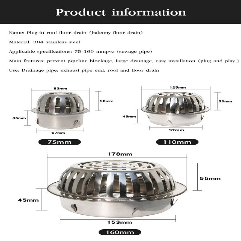 Vanjski podni odvod osigurava učinkovitu odvodnju i odvod kišnice