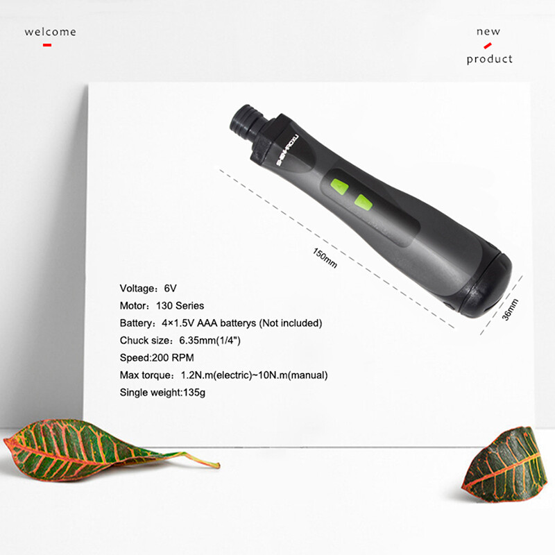 Mini juhtmeta elektriline kruvikeeraja 6 V patareitoitega puuritööriistade komplekt Metallurgia hammasrataste komplekt käsitsi ja automaatne elektritööriist