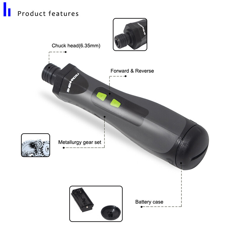 Mini juhtmeta elektriline kruvikeeraja 6 V patareitoitega puuritööriistade komplekt Metallurgia hammasrataste komplekt käsitsi ja automaatne elektritööriist