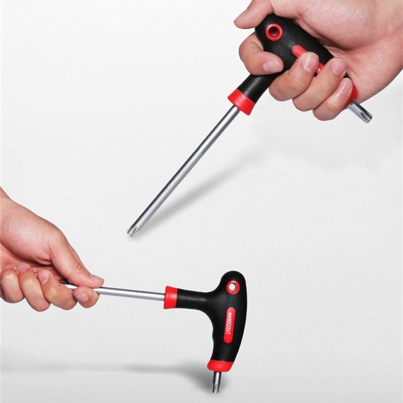 Professionaalne värvikoodiga pika kuuskantvõtme komplekt, 10-osaline kuuskantvõtmekomplekt, kergesti ligipääsetav raskesti ligipääsetavates kohtades, sisaldab hoiukarpi