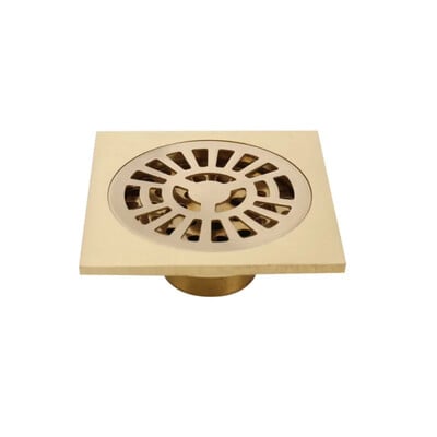 10*10cm Zlatni odvod za pod Odvod od mesinga Zaštita od zgušnjavanja mirisa Odvod za tuš Odvod za kupaonicu Balkon Odvod za perilicu rublja Podni odvod