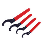 45-48HRC konksmutrivõti libisemisvastane käepide, must oksüdeeritud ümmarguse mutri C tüübi jaoks 38-42mm/45-52mm/55-62mm/68-72mm