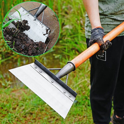 Metalna lopata za čišćenje korova od nehrđajućeg čelika od 30 cm, višenamjenska lopata za čišćenje mahovine, alat za uklanjanje korova na farmi