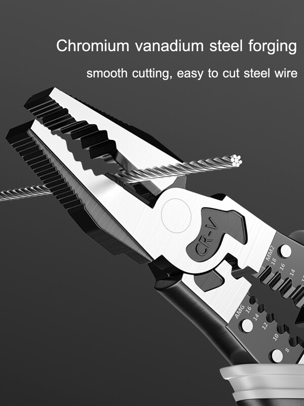 AIRAJ multifunktsionaalsed universaalsed traadilõikurid tangid Professionaalsed elektrikud, libisemisvastased vastupidavad riistvara remonditööriistad