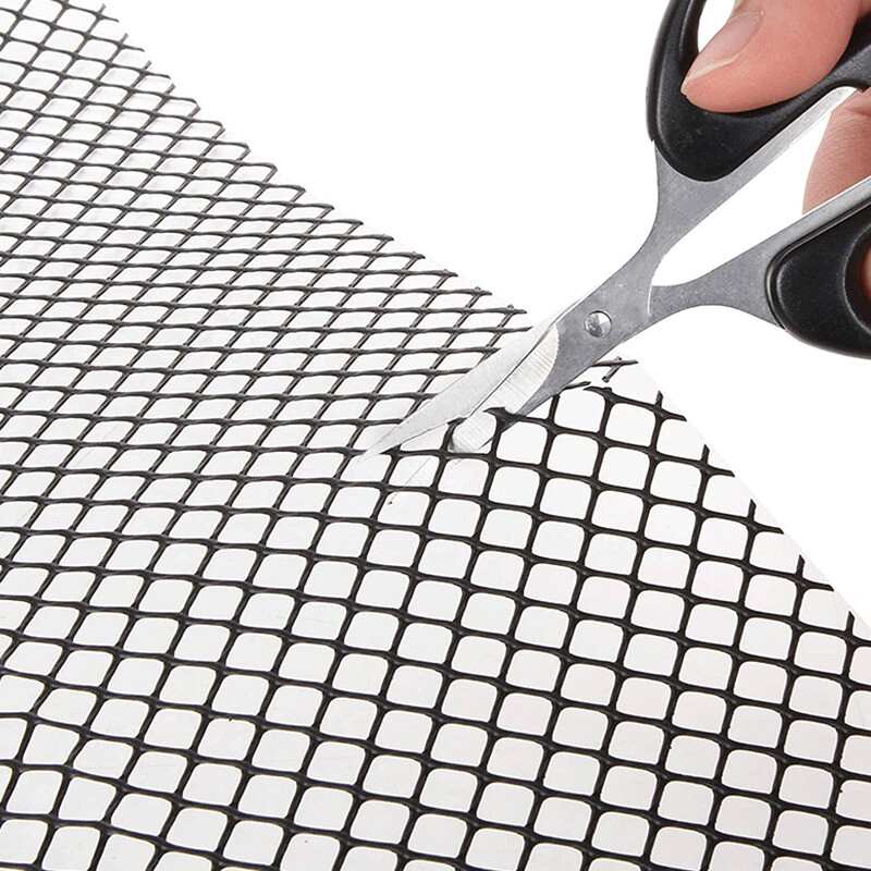 15cm×6m Mrežasta mreža protiv pada Filter Vrtna mreža za ptice Ograda Štitnik za oluke od lišća, grančica, grana Plastična mreža