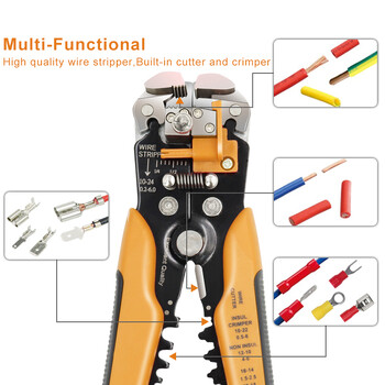 Crimper Cable Cutter Automatic Wire Stripper Multifunctional stripping Tools Πένσα πτύχωσης Ακροδέκτης 0,2-6,0mm2 εργαλείο