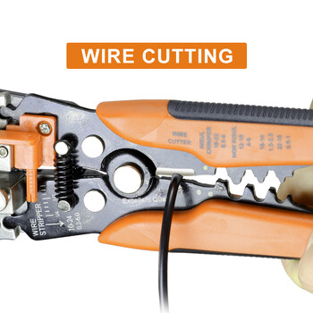 Crimper Cable Cutter Automatic Wire Stripper Multifunctional stripping Tools Πένσα πτύχωσης Ακροδέκτης 0,2-6,0mm2 εργαλείο