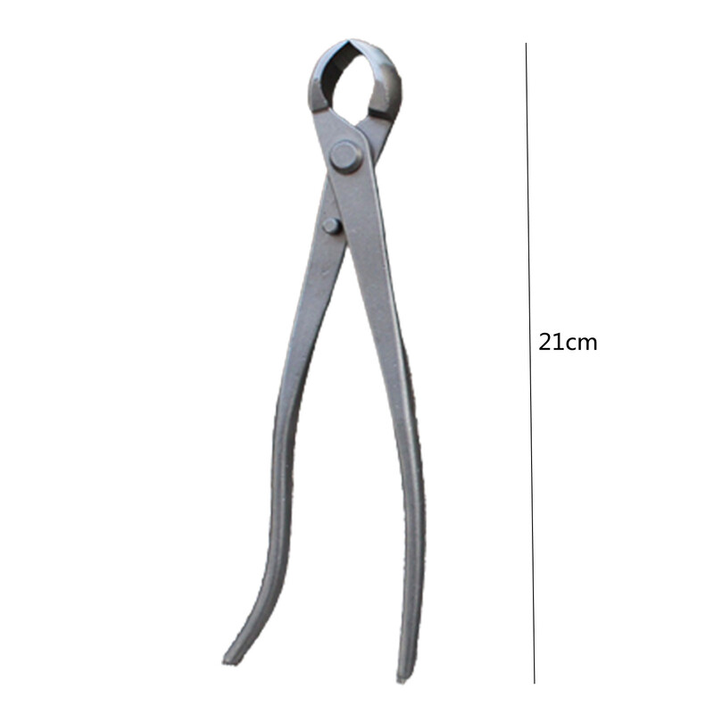 Cutter cu buton pentru bonsai Cutter pentru margini concave Clești pentru tăierea rădăcinii Foarfece pentru forfecare cu bile Modelarea peisajului Unelte pentru bonsai 210mm