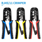 Crimper RJ45 RJ11 RJ45 Instrument de sertizare Ethernet Rețea LAN Cablu Crimper Cutter Stripper Clește pentru 6P 8P RJ11 RJ12 RJ45