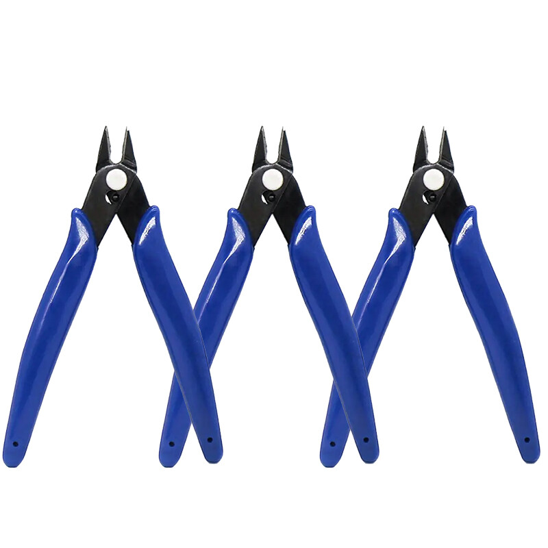 3 vnt. įstrižinės replės Anglinio plieno replės Vielos Kabelių pjoviklis Pjovimo šoninis pjoviklis Plokščios nosies replės Rankinis aštraus metalo priedai