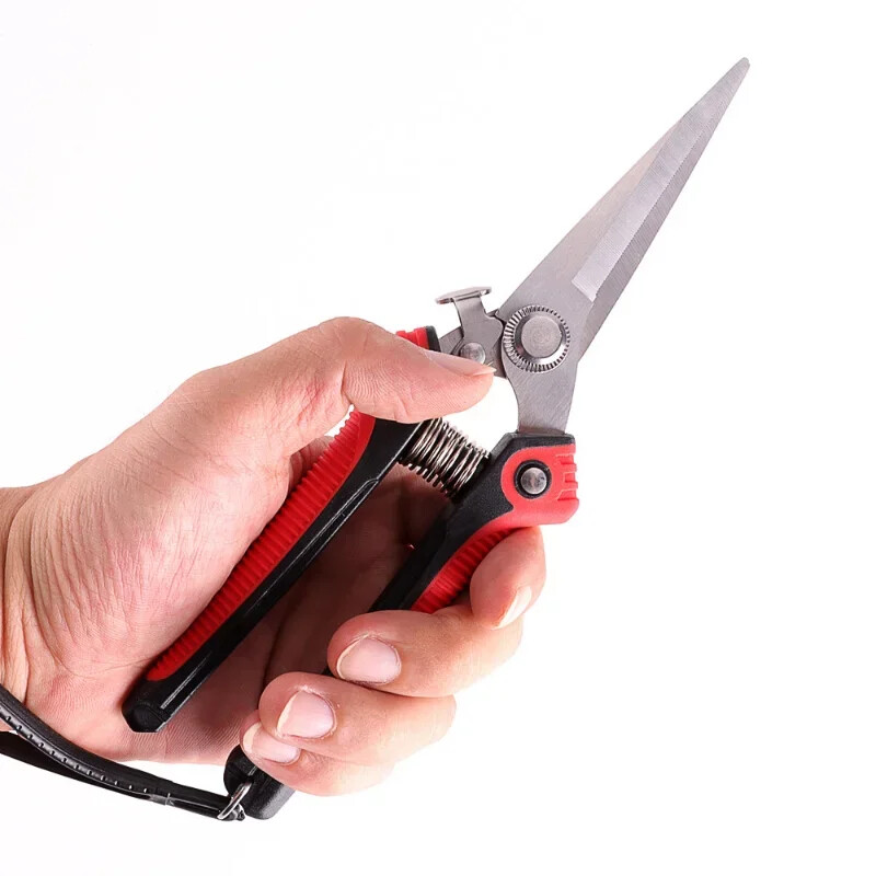 Lõikamiskäärid Roostevabast terasest libisemiskindla käepidemega Terav aiaviljapuude pügamine Väga teravad aiatööriistad