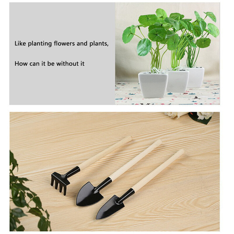 3 buc/set Mini lopata greble set copii accesorii de gradina pentru flori plante in ghiveci instrumente de gradinarit unelte de mana pentru gradina