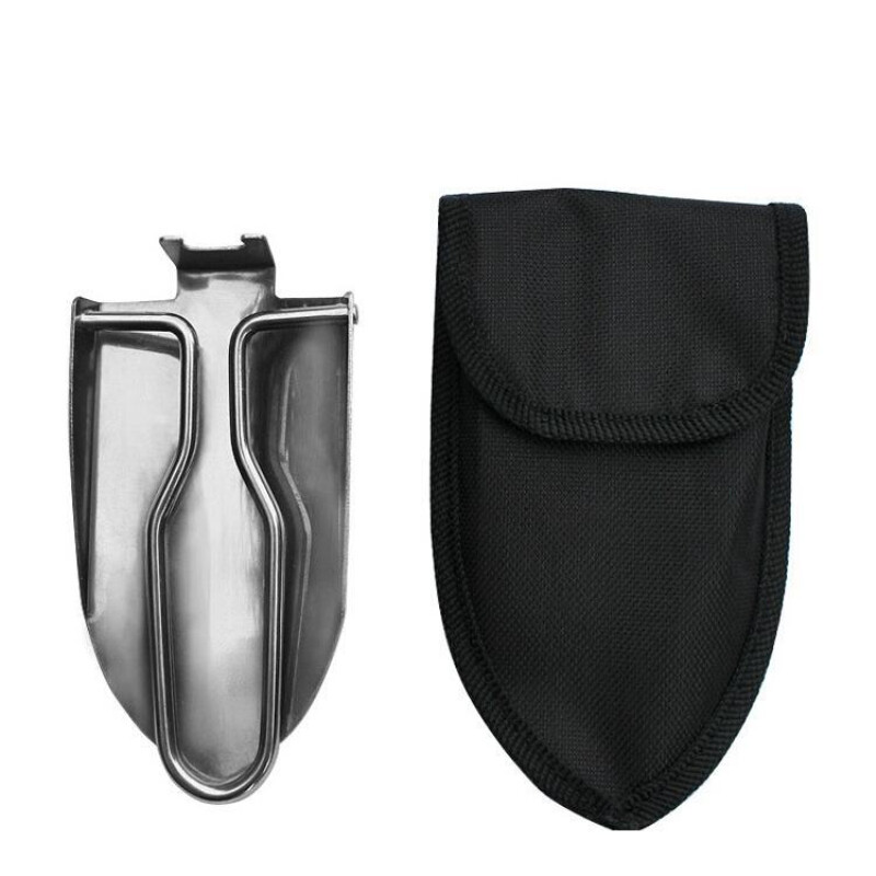 Kaasaskantav mini aialabidas Väike roostevabast terasest kokkupandav labidas välitingimustes kasutatavad inseneri labidad matkamiseks mõeldud matkariistad