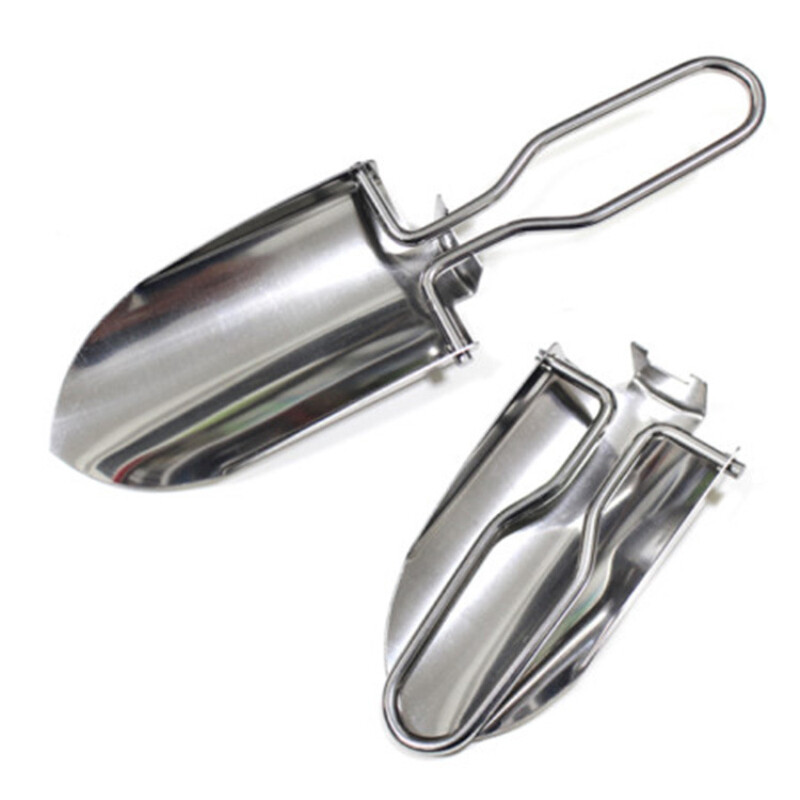 Kaasaskantav mini aialabidas Väike roostevabast terasest kokkupandav labidas välitingimustes kasutatavad inseneri labidad matkamiseks mõeldud matkariistad