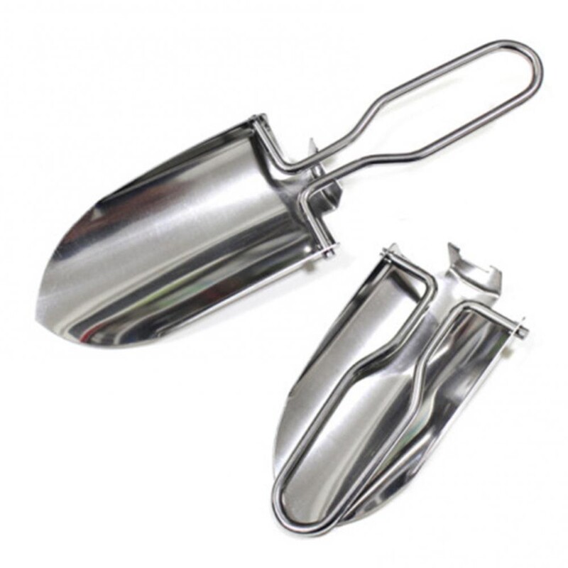 Kaasaskantav mini aialabidas Väike roostevabast terasest kokkupandav labidas välitingimustes kasutatavad inseneri labidad matkamiseks mõeldud matkariistad