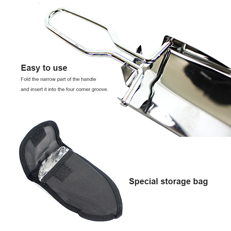 Kaasaskantav mini aialabidas Väike roostevabast terasest kokkupandav labidas välitingimustes kasutatavad inseneri labidad matkamiseks mõeldud matkariistad