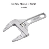 16–68 mm universalus remonto rinkinys vonios kambario rankiniai įrankiai Didelio atidarymo vamzdžio veržliaraktis Veržlė Raktas reguliuojamas veržliaraktis vonios kambario remonto įrankis