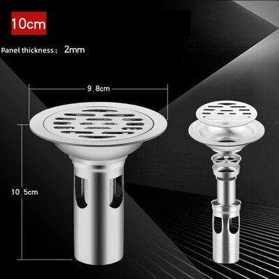 Podni odvodi od nehrđajućeg čelika Tuš Odvod protiv neugodnih mirisa Kada Curenje u tlo Hvatač kose Kuhinja Kupaonica Dodatna oprema