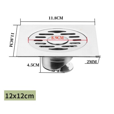 Podni odvodi od nehrđajućeg čelika Odvod protiv mirisa Tuš Cjedilo Poklopac Perilica rublja Propuštanje u zemlju Kuhinja Kupaonica Oprema