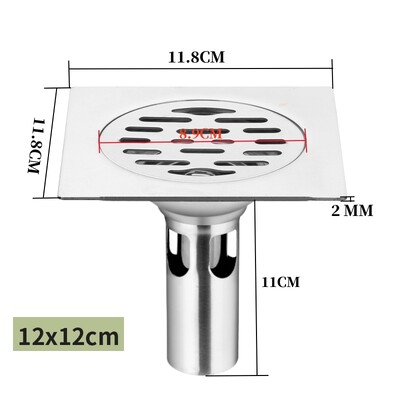 Podni odvodi od nehrđajućeg čelika Odvod protiv mirisa Tuš Cjedilo Poklopac Perilica rublja Propuštanje u zemlju Kuhinja Kupaonica Oprema